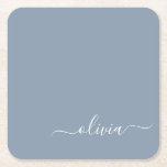 ダスティブルーミニマリストモダンモノグラムエレガント スクエアペーパーコースター<br><div class="desc">Dusty Blue Minimalist Monogramコレクションモダンの紹介エレガント：控えめな洗練と永遠の魅力であなたのスタイルを高める。私たちのコレクションは、あなたの個人的な好みに合わせてカスタマイズされたモノグラムで強化さエレガントれた心地よい埃の青い色合いのミニマルなデザインを特徴とする。洗練された文房具から多彩なアクセサリーまで、コレクション内の各作品は、どんな場面でも表現できるように細心の注意を払って作られている。あなたは名刺、レターヘッド、あるいは味わい深いホームデザインを求める場合でも、私たちのミニマルなデザインはプロ意識と洗練を醸し出すクリーンで美コンテンポラリーしい外観を提供している。穏やかなカラーパレットとミニマルな美意識を持つ私たちのダスティブルーミニマリストモダンモノグラムエレガントコレクションは、シンプルさの美しいを鑑賞する人に最適である。エレガンスで自分のパーソナライズされたマークを作り、洗練の本質を受け入れモダンなさい。ビジネスや個人の用途に関わらず、当社のコレクションはトレンドやスタイリッシュを超え葉るソリューションを提供する。</div>