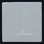 ダスティブルーミニマリストモダンモノグラムエレガント ストーンコースター<br><div class="desc">Dusty Blue Minimalist Monogramコレクションモダンの紹介エレガント：控えめな洗練と永遠の魅力であなたのスタイルを高める。私たちのコレクションは、あなたの個人的な好みに合わせてカスタマイズされたモノグラムで強化さエレガントれた心地よい埃の青い色合いのミニマルなデザインを特徴とする。洗練された文房具から多彩なアクセサリーまで、コレクション内の各作品は、どんな場面でも表現できるように細心の注意を払って作られている。あなたは名刺、レターヘッド、あるいは味わい深いホームデザインを求める場合でも、私たちのミニマルなデザインはプロ意識と洗練を醸し出すクリーンで美コンテンポラリーしい外観を提供している。穏やかなカラーパレットとミニマルな美意識を持つ私たちのダスティブルーミニマリストモダンモノグラムエレガントコレクションは、シンプルさの美しいを鑑賞する人に最適である。エレガンスで自分のパーソナライズされたマークを作り、洗練の本質を受け入れモダンなさい。ビジネスや個人の用途に関わらず、当社のコレクションはトレンドやスタイリッシュを超え葉るソリューションを提供する。</div>