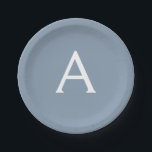 ダスティブルーミニマリストモダンモノグラムエレガント ペーパープレート<br><div class="desc">Dusty Blue Minimalist Monogramコレクションモダンの紹介エレガント：控えめな洗練と永遠の魅力であなたのスタイルを高める。私たちのコレクションは、あなたの個人的な好みに合わせてカスタマイズされたモノグラムで強化さエレガントれた心地よい埃の青い色合いのミニマルなデザインを特徴とする。洗練された文房具から多彩なアクセサリーまで、コレクション内の各作品は、どんな場面でも表現できるように細心の注意を払って作られている。あなたは名刺、レターヘッド、あるいは味わい深いホームデザインを求める場合でも、私たちのミニマルなデザインはプロ意識と洗練を醸し出すクリーンで美コンテンポラリーしい外観を提供している。穏やかなカラーパレットとミニマルな美意識を持つ私たちのダスティブルーミニマリストモダンモノグラムエレガントコレクションは、シンプルさの美しいを鑑賞する人に最適である。エレガンスで自分のパーソナライズされたマークを作り、洗練の本質を受け入れモダンなさい。ビジネスや個人の用途に関わらず、当社のコレクションはトレンドやスタイリッシュを超え葉るソリューションを提供する。</div>