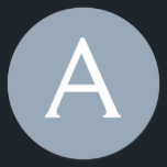 ダスティブルーミニマリストモダンモノグラムエレガント ラウンドシール<br><div class="desc">Dusty Blue Minimalist Monogramコレクションモダンの紹介エレガント:控えめな洗練と永遠の魅力であなたのスタイルを高める。私たちのコレクションは、あなたの個人的な好みに合わせてカスタマイズされたモノグラムで強化さエレガントれた心地よい埃の青い色合いのミニマルなデザインを特徴とする。洗練された文房具から多彩なアクセサリーまで、コレクション内の各作品は、どんな場面でも表現できるように細心の注意を払って作られている。あなたは名刺、レターヘッド、あるいは味わい深いホームデザインを求める場合でも、私たちのミニマルなデザインはプロ意識と洗練を醸し出すクリーンで美コンテンポラリーしい外観を提供している。穏やかなカラーパレットとミニマルな美意識を持つ私たちのダスティブルーミニマリストモダンモノグラムエレガントコレクションは、シンプルさの美しいを鑑賞する人に最適である。エレガンスで自分のパーソナライズされたマークを作り、洗練の本質を受け入れモダンなさい。ビジネスや個人の用途に関わらず、当社のコレクションはトレンドやスタイリッシュを超え葉るソリューションを提供する。</div>