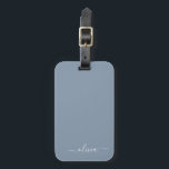 ダスティブルーミニマリストモダンモノグラムエレガント ラゲッジタグ<br><div class="desc">Dusty Blue Minimalist Monogramコレクションモダンの紹介エレガント：控えめな洗練と永遠の魅力であなたのスタイルを高める。私たちのコレクションは、あなたの個人的な好みに合わせてカスタマイズされたモノグラムで強化さエレガントれた心地よい埃の青い色合いのミニマルなデザインを特徴とする。洗練された文房具から多彩なアクセサリーまで、コレクション内の各作品は、どんな場面でも表現できるように細心の注意を払って作られている。あなたは名刺、レターヘッド、あるいは味わい深いホームデザインを求める場合でも、私たちのミニマルなデザインはプロ意識と洗練を醸し出すクリーンで美コンテンポラリーしい外観を提供している。穏やかなカラーパレットとミニマルな美意識を持つ私たちのダスティブルーミニマリストモダンモノグラムエレガントコレクションは、シンプルさの美しいを鑑賞する人に最適である。エレガンスで自分のパーソナライズされたマークを作り、洗練の本質を受け入れモダンなさい。ビジネスや個人の用途に関わらず、当社のコレクションはトレンドやスタイリッシュを超え葉るソリューションを提供する。</div>