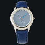 ダスティブルーミニマリストモダンモノグラムエレガント 腕時計<br><div class="desc">Dusty Blue Minimalist Monogramコレクションモダンの紹介エレガント：控えめな洗練と永遠の魅力であなたのスタイルを高める。私たちのコレクションは、あなたの個人的な好みに合わせてカスタマイズされたモノグラムで強化さエレガントれた心地よい埃の青い色合いのミニマルなデザインを特徴とする。洗練された文房具から多彩なアクセサリーまで、コレクション内の各作品は、どんな場面でも表現できるように細心の注意を払って作られている。あなたは名刺、レターヘッド、あるいは味わい深いホームデザインを求める場合でも、私たちのミニマルなデザインはプロ意識と洗練を醸し出すクリーンで美コンテンポラリーしい外観を提供している。穏やかなカラーパレットとミニマルな美意識を持つ私たちのダスティブルーミニマリストモダンモノグラムエレガントコレクションは、シンプルさの美しいを鑑賞する人に最適である。エレガンスで自分のパーソナライズされたマークを作り、洗練の本質を受け入れモダンなさい。ビジネスや個人の用途に関わらず、当社のコレクションはトレンドやスタイリッシュを超え葉るソリューションを提供する。</div>
