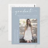 ダスティブルーミニマリスト彼女はそれを撮影Grad ポストカード (正面/裏面)