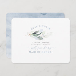 ダスティブルーメイド・オブ・オーナー（花嫁付き添い人）ブリーズメイド提案 招待状