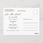 ダスティブルーメイヴバラピンクフローラ保存日 ポストカード (裏面)