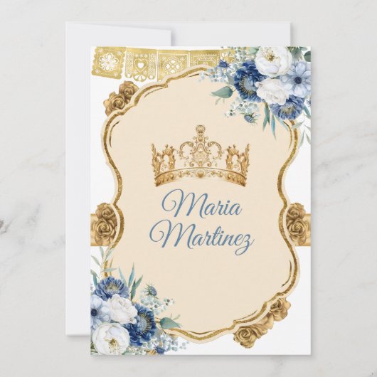 ダスティブルーメエレガントキシカンプリンセスキンセアニラ 招待状 (裏面)