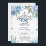 ダスティブルーメキシコガールミスXVアノス招待状 招待状<br><div class="desc">Dusty Blue Mexican Girl Mis XV Anos InvitationMis Quince Anos,  15誕生日, </div>