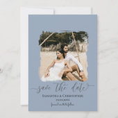 ダスティブルーモダンフォト日付の保存 (正面)