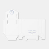 ダスティブルーモノグラムボタニカルリースありがとう フェイバーボックス (折り畳みなし)