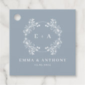 ダスティブルーモノグラム結婚ズ フェイバータグ (正面)