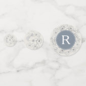 ダスティブルーモノグラ結婚ム紙吹雪 コンフェッティ (正面)