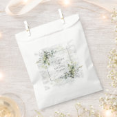 ダスティブルーユエレガントーカリプトゥスグリーンリーマーブル フェイバーバッグ (クリップ留めされた状態)