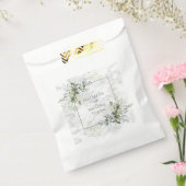 ダスティブルーユエレガントーカリプトゥスグリーンリーマーブル フェイバーバッグ (封をした状態)