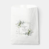 ダスティブルーユエレガントーカリプトゥスグリーンリーマーブル フェイバーバッグ (正面)