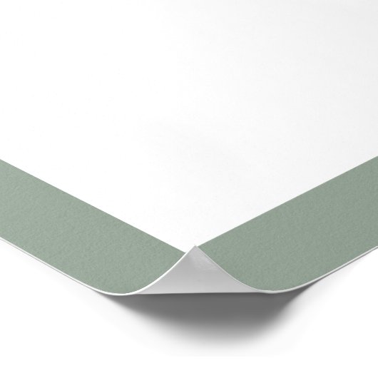 ダスティブルーユーカリブライダルシャワーフォトブース ポスター (角)