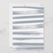 ダスティブルーユーカリプタスは日付を保存 招待状 (裏面)