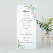 ダスティブルーユーカリプタスグリーンリーブライダルシャワー メニュー (スタンド正面)