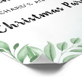 ダスティブルーユーカリプトゥスクリスマスパーティーへようこそ ポスター (角)