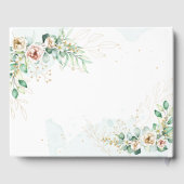 ダスティブルーユーカリプトゥスグリーンサキュリー結婚ズ ゲストブック (裏面)