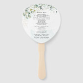 ダスティブルーユーカリプトゥスグリーンサキュリー結婚ズ ハンドファン (裏面)