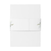 ダスティブルーユーカリプトゥスグリーンサキュリー結婚ズ 招待状ベリーバンド (裏面例)