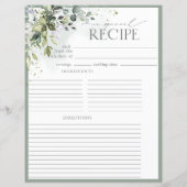 ダスティブルーユーカリプトゥスシャワーレシピバインダーページ (裏面)