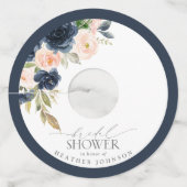 ダスティブルーユーカリプトゥスボタニカルブライダルシャワー ワイングラスタグ (裏面)