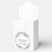 ダスティブルーユーカリ素朴グ結婚リー フェイバーボックス (オープン)