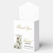 ダスティブルーユーカリ結婚グリーン フェイバーボックス (オープン)