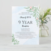 ダスティブルーユーカリ葉高校懇親会 招待状 (スタンド正面)