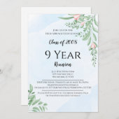 ダスティブルーユーカリ葉高校懇親会 招待状 (正面/裏面)