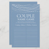 ダスティブルーライトブライダルシャワーゲーム (正面/裏面)