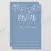 ダスティブルーライトブライダルシャワーゲーム (正面/裏面)