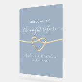 ダスティブルーリハーサルディナーウェルカム アクリルサイン (傾斜)