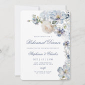 ダスティブルーリハーサルディナー招待状 招待状 (正面)