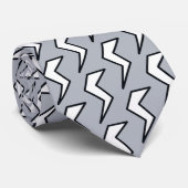 ダスティブルーレトロ稲妻ボルト ネクタイ (ロール)