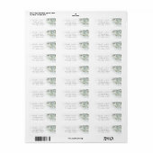 ダスティブルーロマンチエレガントックフローラ ラベル (フルシート)