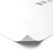 ダスティブルーワイルドフラワーブライダルシャワーへようこそ ポスター (角)