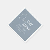 ダスティブルーワンデイリハ遠くにーサルディナー結婚ズ スタンダードカクテルナプキン (角)