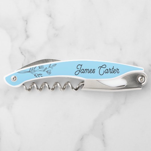 ダスティブルーワ素朴インボトルオープナー ソムリエナイフ (裏面)