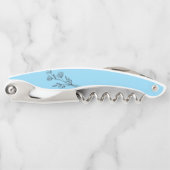 ダスティブルーワ素朴インボトルオープナー ソムリエナイフ (正面)