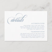 ダスティブルーヴィンテージクレスト詳細 エンクロージャーカード (正面)