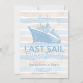 ダスティブルーヴェール前の最終セイルバチェロレッテ 招待状 (正面)