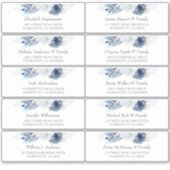 ダスティブルー個人名住所 シール (正面)