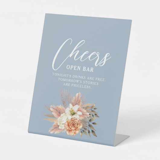 ダスティブルー応援結婚ズバー標識 台座サイン (正面)