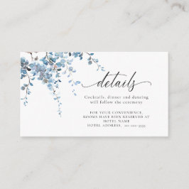 ダスティブルー春ウィステリアフローラ結婚ズ詳細 エンクロージャーカード