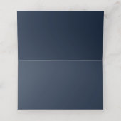 ダスティブルー水彩フローラ プレイスカード (内部開封)