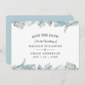 ダスティブルー淡い色のトロピカルウォーター色を保存 (正面/裏面)