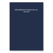 ダスティブルー素朴フローラテーブル番号カード テーブルナンバー (裏面)