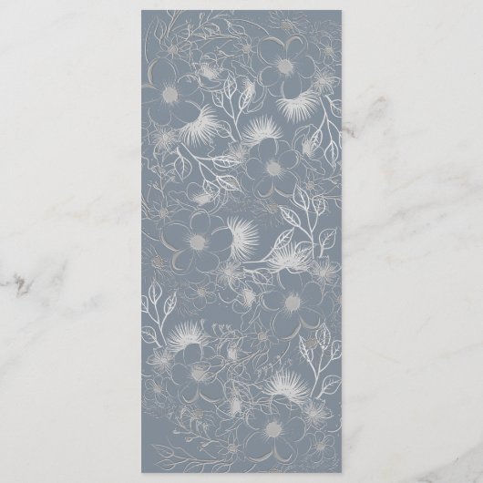 ダスティブルー結婚のメニュー メニュー (裏面)